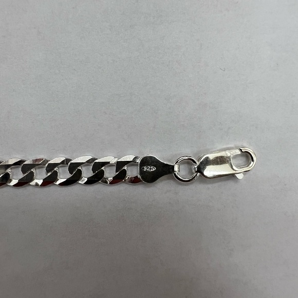 Mens Thick Miami Cuban Curb Chain Bracelet - 8.5" HEAVY - 925 Italy - Picture 5 of 5